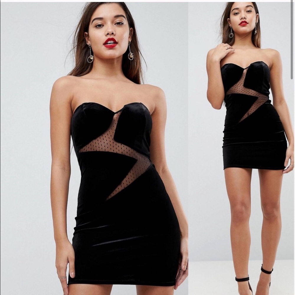 ASOS lightning bolt mini dress